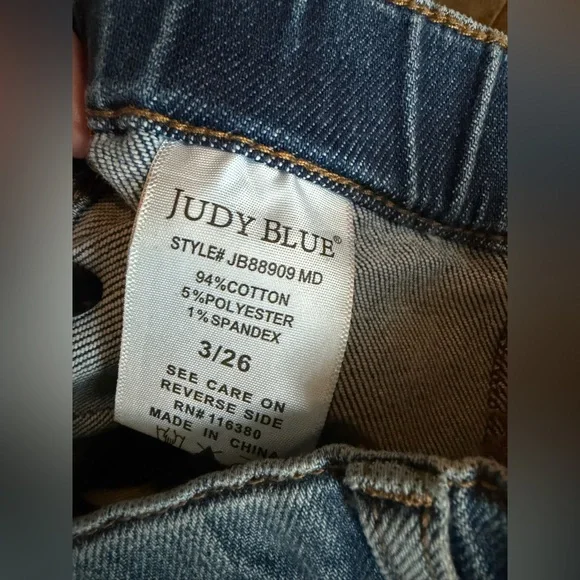 Judy Blue cargo sz 26 Denim‎ - Picture 5 of 8